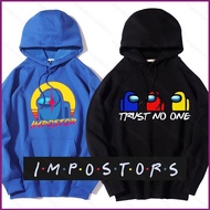 HT Among Us Hoodie Cosplay Long Sleeve Pullover Tops Casual Sports Uniform Costume Hooded Loose Swea