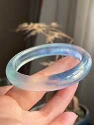 天然海藍寶手鐲   圈口 52mm