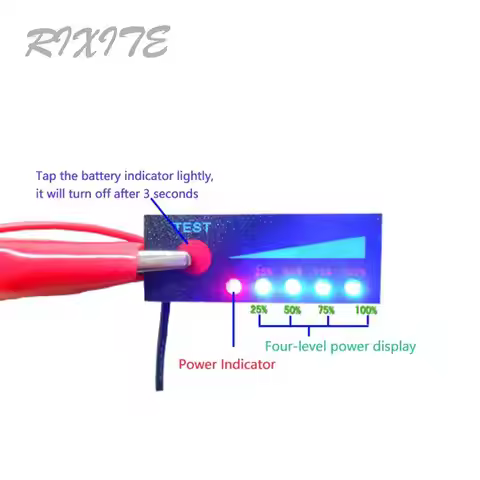 BMS 3.7V1S-7S 18650 Lipo Lithium Battery 12V 24V Lead-acid Battery Capacity Indicator Power Level Te
