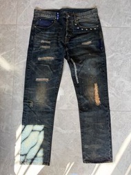 Work N Play x AAAA 4A x Fingercroxx 牛仔褲 w34 (Wtaps Neighborhood Fragment Crush Madness Beams)