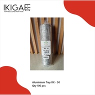 ALUMINUM TRAY ALUMINUM TRAY/ RX 50 CONTENTS 100 PCS TRAY + LID