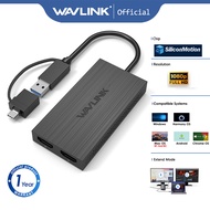 WAVLINK USB 3.0 to Dual HDMI Graphic Adapter , Max 2K display output Type A/type C input and dual HD