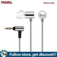 FAAEAL Poppy โลหะหูฟังสเตอริโอเบส HiFi ปรับแต่งเพลงหูฟัง3.5มม.กีฬา Gaming ชุดหูฟัง6มม.ความถี่ Dynami