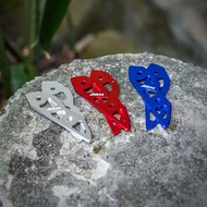 Motorcycle Windshield Ornament CNC Aluminum Bracket Sporty Design