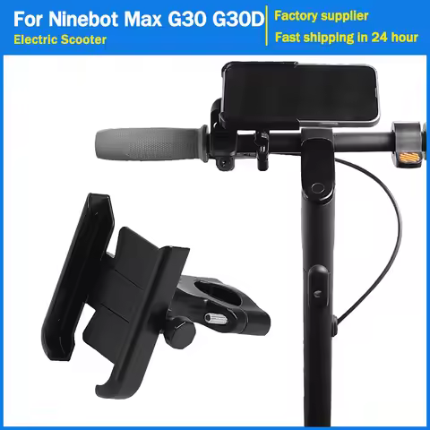 360 Degree Phone Holder Gps Bracket Cellphone Stand Handlebar Mount for Ninebot Max G30 G30D G2 G65 