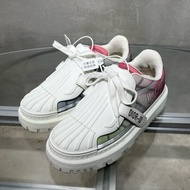 Dior/迪奧 粉白 厚底貝殼鞋 尺碼/37.5碼
