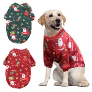 [XS-4XL] Christmas Dog Clothes for Shih Tzu Puppy Vest Cat Tshirt Pet Clothing Christmas Costume for