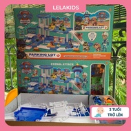 2-story Rescue Dog Parking Lot Assembly Toy for children 3 years old, 4 years old, 5 years old, 6 ye