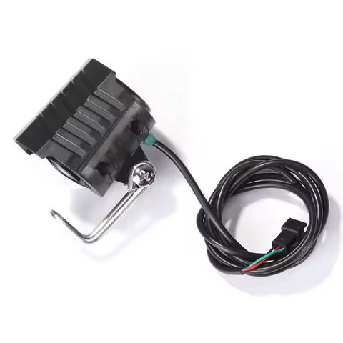 Electric Bicycle Bell Motorcycle Scooter Horn Front Light Waterproof Motorcycle Headlamp Electric Bi