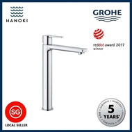 GROHE Lineare Single Lever Basin Mixer Tap - XL Size without Waste Set (Chrome)