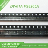 100PCS DW01 FS8205A FS8205 lithium battery protection IC (50PCS* DW01 +50PCS* FS8205A ) SOT-23 new o