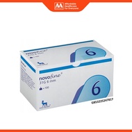 NovoFine Insulin Pen Needle (31G, 6mm) 100's