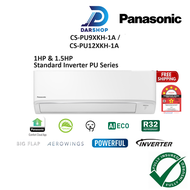 4 STAR Panasonic Standard Inverter R32 Aircond Built-In WiFi 1HP 1.5 HP AirCond Air Cond 冷氣機 空調 CS-PU9XKH CS-PU12XKH