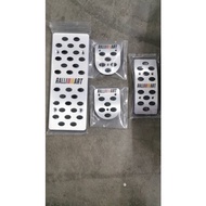 <Ready Stock>Mitsubishi Ralliart Asx Outlander Lancer Stainless Steel Pedal Kit