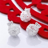 Pure Silver Handmade Versatile Filigree Live Necklace Pendant Accessories999Braid rope Accessory Bra