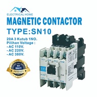 MAGNETIC CONTACTOR CNE SN-10 20A 3 KUTUB