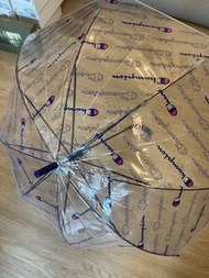 借位一放🙏🏻 購自日本🇯🇵🇯🇵 中國製 Champion umbrella 透明傘 雨傘 Monogram Champion 圖案花 Size /60cm 100％new 100％real 100％d
