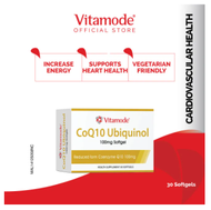 VITAMODE CoQ10 Ubiquinol 100mg Softgel,scut original