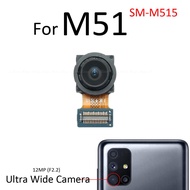 กล้องหลักมองหลังเทเลโฟโต้แมโครที่มีความลึกมากเป็นพิเศษสำหรับ M51 Samsung Galaxy M31 M21กล้องเซลฟี่หน้า2020 2021ส่วนสายเคเบิลที่หักงอได้