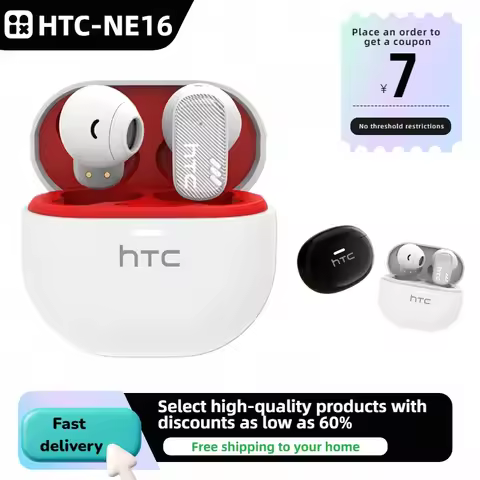 HTC NE51 NE16 Ai Bluetooth earphones sports wireless gaming low latency earphones in ear earbuds sui