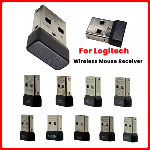 Wireless Mouse Receiver Adapter USB Dongle Adapter for Logitech CPW G Pro/GPXS G Pro X G502 G502X G9