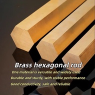High precision brass hexagonal rod H59/H62 material, wear-resistant and corrosion-resistant hardware
