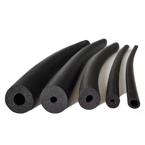 1M/3M/5M EPDM Rubber Foam Sponge Bar Car Seals Machine Strip Black Foam Hose Rubber Pipe Foam Sealin