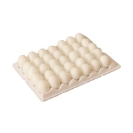 SIRENU 1Set Simulated Eggs, Mini 4 Styles Cute Chicks Eggs,  Family Eggs Miniature Decorations