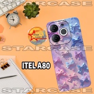 Softcase itel a80 /S25/ Motif raibbon/case itel a80 /casing itel a80/silicone