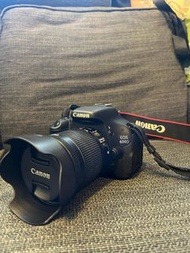 Canon 600D with 18-55mm lens