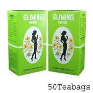Slimming Tea Herb 50 Teabags - Teh Hijau Pelangsing Alami - Sliming Tea