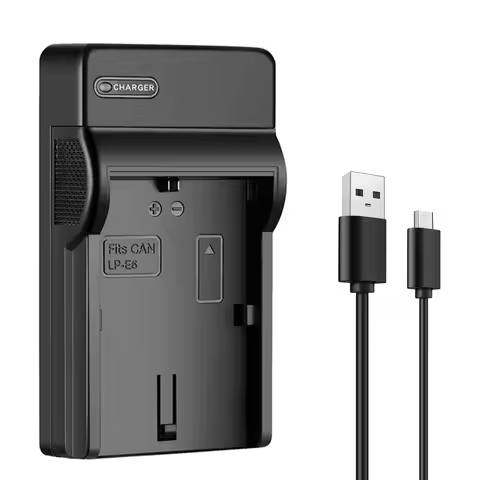 LP-E6 LPE6 LP-E6N LP-E6NH Battery Charger Compatible with for CANON EOS 7D Mark II 60D 60Da 70D 80D 