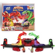 Legends of Akedo Beast Strike Serpent Fury Arena. Battle Your Warriors and Your Beasts to Win! with 40+ Real Sound Effects and Lights and 2 Exclusive Warriors