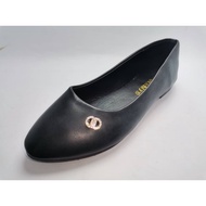 Spako PVC Women Slip On Flat Patten Shoes