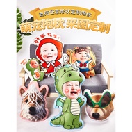 Customized Pillow Pillow Customized diy Special-Shaped Pet Cat Doll Pillow Dog Photo Customized Cute