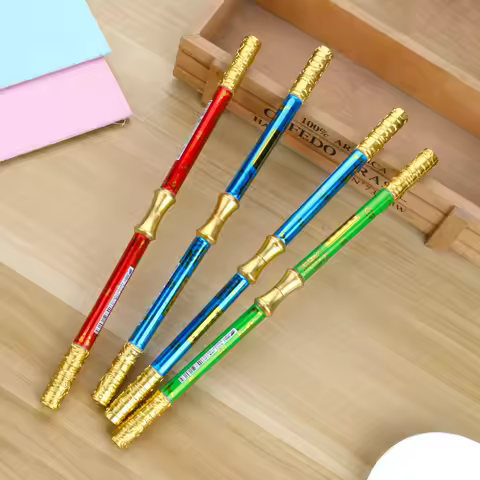 1pcs Monkey King Gold Hoop Pen Spinning 0.38mm Penspinning Funny Rotring Pennen Nunchaku Style Schoo