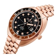 Bulova Oceanographer Devil Diver 97B215 GMT Snorkel Automatic 41mm Rose Gold Men Watch