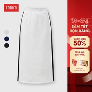 CANIFA women's skirt with slim fit and ribbed elastic waistband 6KS25C005