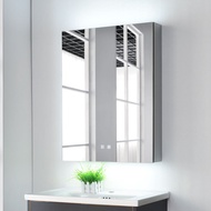 S-6💝Aluminum Alloy Bathroom Mirror Cabinet Customized Smart Mirror Cabinet Bathroom Mirror Cabinet Storage Wall-Mounted