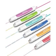 Aechy Curve Pen 2-Color Line Pen Water-Based Twin Marker Pen Roller Stamp & Felt Tip 6