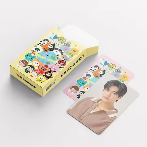 92Pcs GMMTV Laser Lomo Cards - OffGun/EarthMix/JoongDunk HD Photocard Set with Stickers Fan Gift