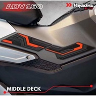 Honda ADV160 Middle Deck Cover ADV 160 Rubber Sticker Protector Inner Sticker Getah ADV Side Inner S