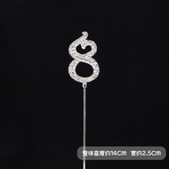 ✨Goddess 18th Birthday Happy Cake Decoration Letter Insert Card Dessert Table Decoration Diamond Rhi