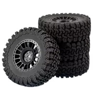 4PCS 90mm 12mm Hex 1.9 Rubber Tire Wheel Tyres For 1/10 D90 D91 D96 MN98 MN99S MN86 MN86S G500 H12Y 