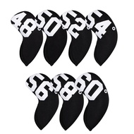Neoprene Golf Wedge Headcovers 48/50/52/54/56/58/60 7pcs/Set Golf Iron Wedge Head Covers