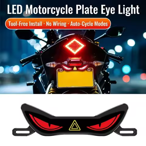 Devil's Eye Environment flicker Light Breathing Neon Light Motorcycle Decoration Atmosphere Warning