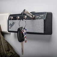 Blues Music Key Storage Jack Rack Key Holder Cool Guitar Wall Keychain Holder Vintage Amplifier Home