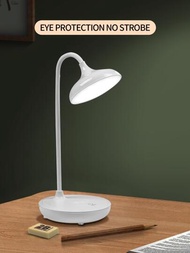 1 件可充電 Usb 供電 Led 檯燈/夜燈/檯燈/書房燈,適用於臥室或書房,附環境光