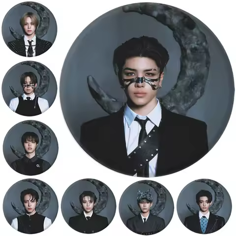 KPOP &TEAM Single 3 Album Go In Blind Tinplate Badges High Quality HD Printing INS Style Broochs FUM