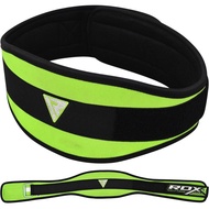 [Online Sports] RDX Weightlifting Belt NEO PRENE 6 "CURVE Green-RDX061